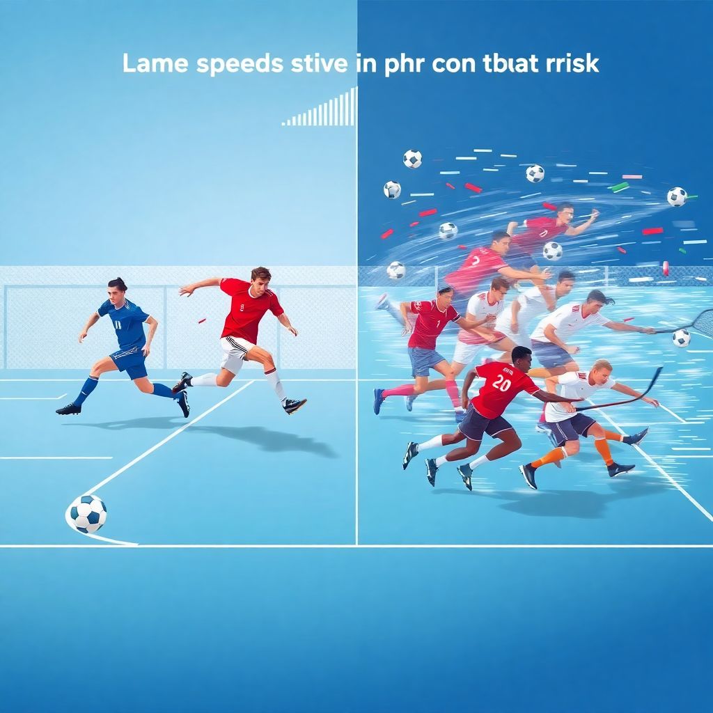 Влияние скорости игры на риск травм и травматичность спортсменов