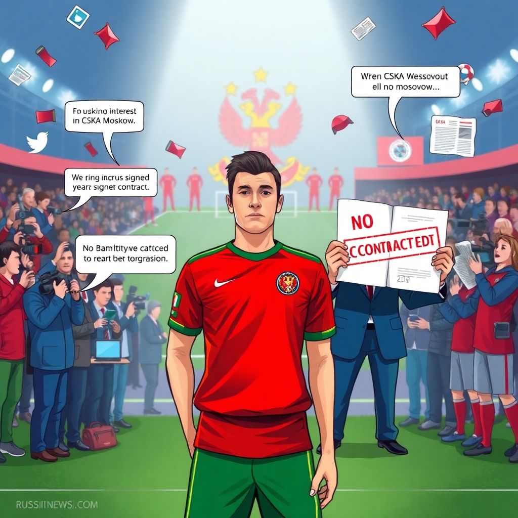 Агент Дмитрия Баринова опроверг контракт с ЦСКА: футболист остается в «Локомотиве»